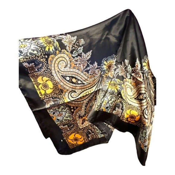 Paisley Satin Scarf NWT - Picture 3 of 5